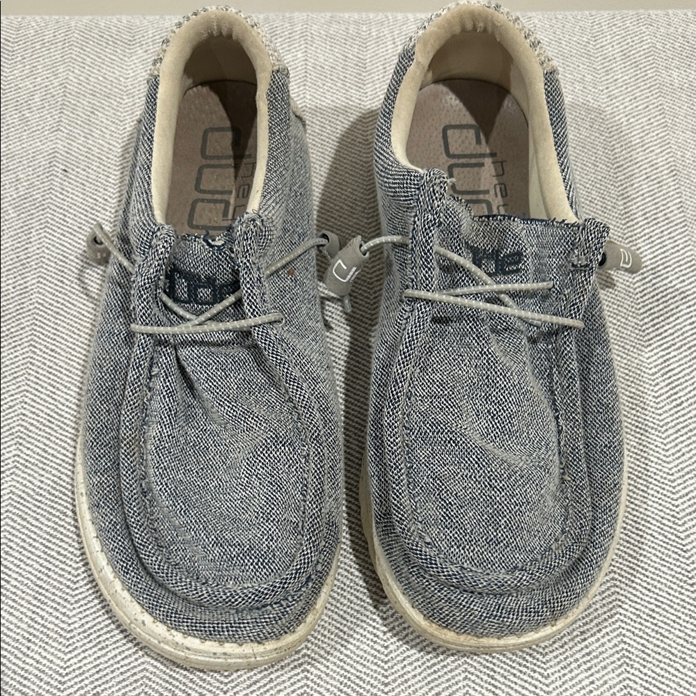 Hey Dude Men's Gray Slip-On Loafers